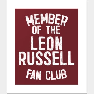 Leon Russell Fan Club Posters and Art